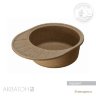 Мойка кухонная АКВАТОН Чезана, терракотовый