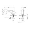 Смеситель для раковины Lemark Point LM0307C