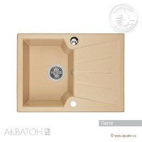 Мойка кухонная АКВАТОН Монца, латте
